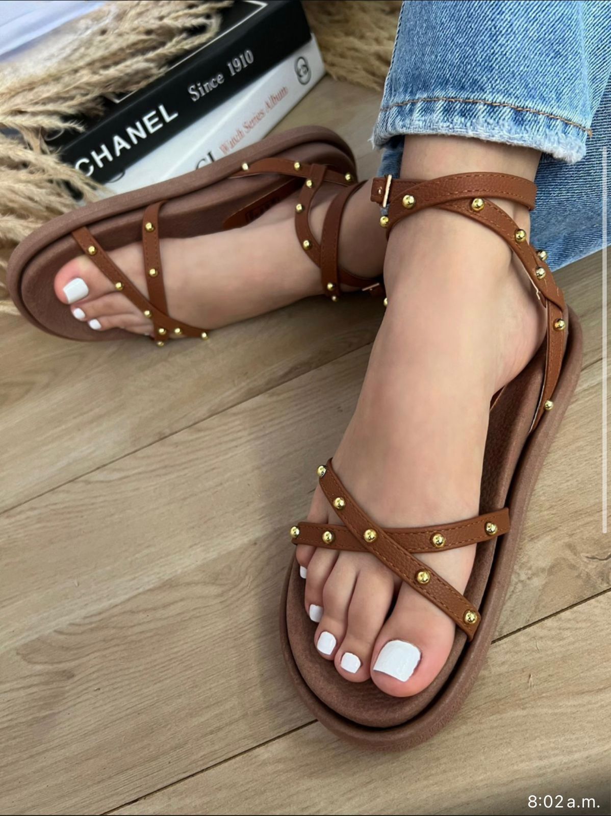 Sandalia Tira Puntos